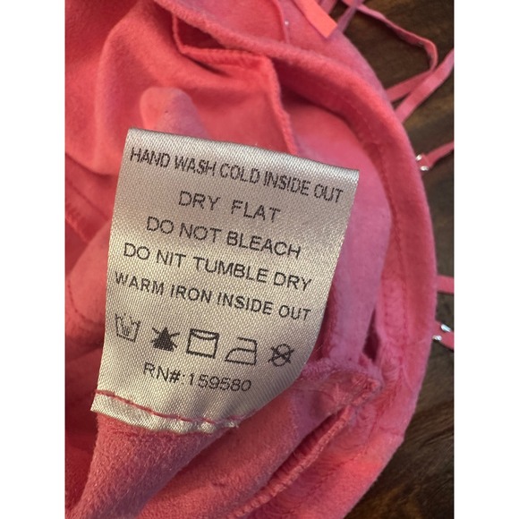 Pink Lily Fringe Dress Embellished Sleeveless Party Cocktail‎ Club Mini Dress - Picture 10 of 11